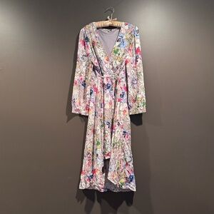 JODIFL Floral High Low Dress - Multicolor